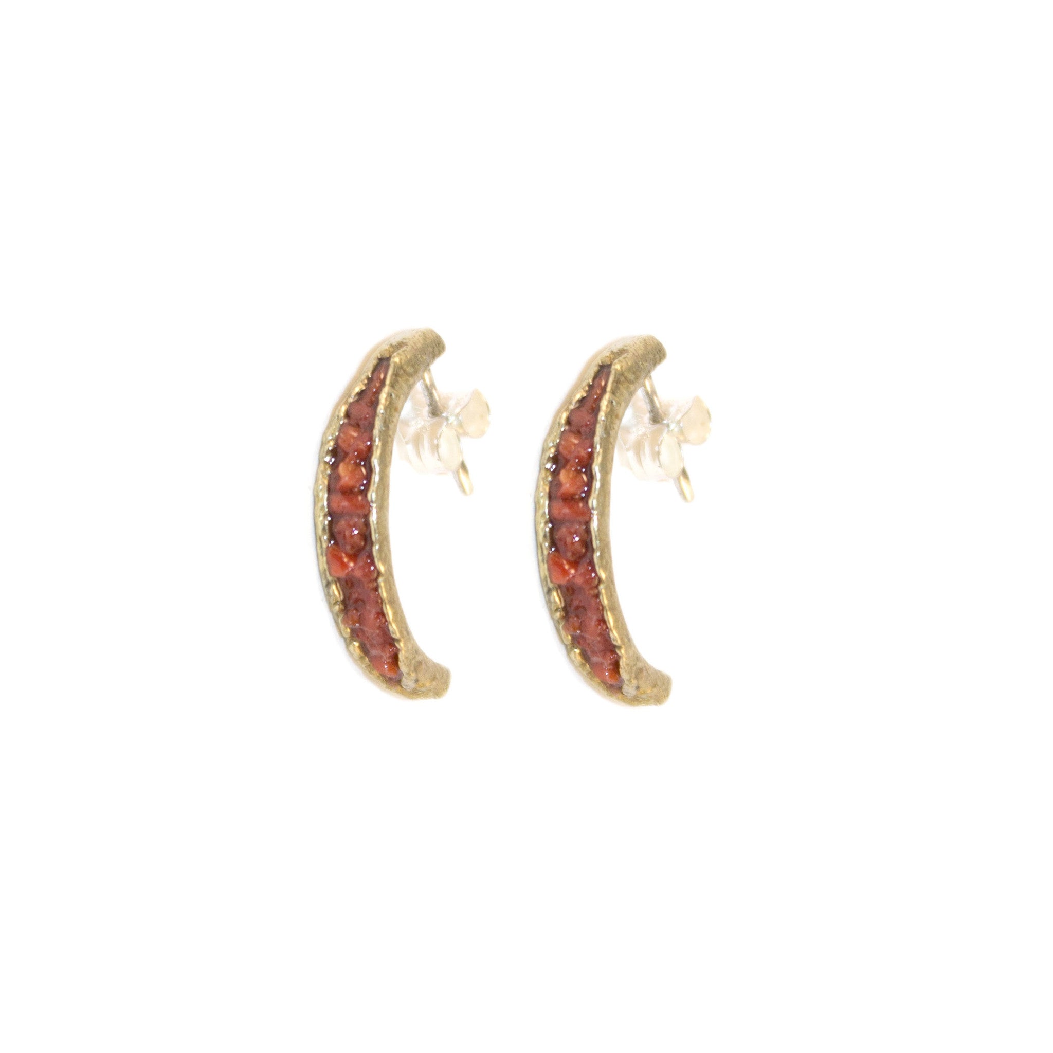 Slice Inlay Earrings